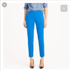 J crew Martie Pant in colbalt blue